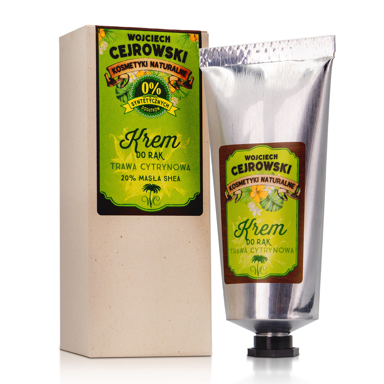 Odżywczy krem do rąk z trawą cytrynową 80ml